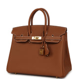 Hermes Birkin 25 Gold Togo Gold Hardware - Thumbnail View 5