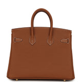 Hermes Birkin 25 Gold Togo Gold Hardware - Thumbnail View 4