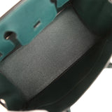 Hermes Birkin 30 Vert Cypress Chevre Coromandel Palladium Hardware - Thumbnail View 8
