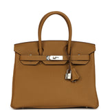 Hermes Birkin 30 Bronze Dore Togo Palladium Hardware - Thumbnail View 1