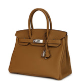 Hermes Birkin 30 Bronze Dore Togo Palladium Hardware - Thumbnail View 5