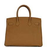 Hermes Birkin 30 Bronze Dore Togo Palladium Hardware - Thumbnail View 4