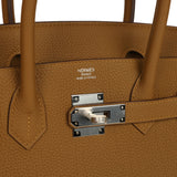Hermes Birkin 30 Bronze Dore Togo Palladium Hardware - Thumbnail View 7