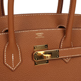 Hermes Birkin 30 Gold Togo Gold Hardware - Thumbnail View 7