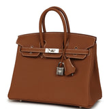 Hermes Birkin 25 Gold Togo Palladium Hardware - Thumbnail View 5