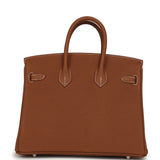 Hermes Birkin 25 Gold Togo Palladium Hardware - Thumbnail View 4