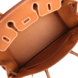 Hermes Birkin 25 Gold Togo Palladium Hardware - Thumbnail View 8
