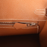 Hermes Birkin 25 Gold Togo Palladium Hardware - Thumbnail View 9