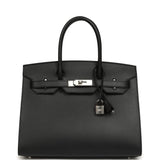 Pre-owned Hermes Birkin Sellier 30 Black Madame Palladium Hardware - Thumbnail View 1