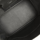 Pre-owned Hermes Birkin 35 Black Epsom Palladium Hardware - Thumbnail View 8