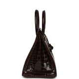 Vintage Hermes Birkin 35 Havane Shiny Porosus Crocodile Gold Hardware - Thumbnail View 3