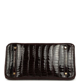 Vintage Hermes Birkin 35 Havane Shiny Porosus Crocodile Gold Hardware - Thumbnail View 6