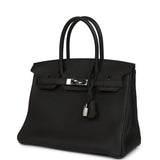 Pre-owned Hermes Birkin 30 Black Togo Palladium Hardware - Thumbnail View 5