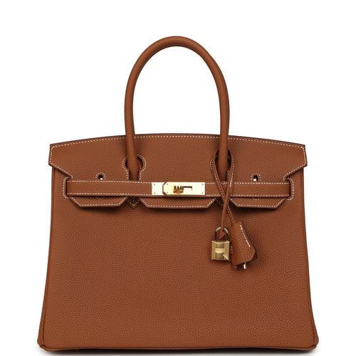 Hermes Birkin 30 Gold Togo Gold Hardware