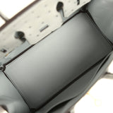 Hermes Birkin 25 Bleu Glacier Ostrich Gold Hardware - Thumbnail View 8