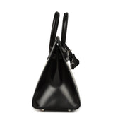 Pre-owned Hermes Birkin Sellier 25 Black Box Palladium Hardware - Thumbnail View 3