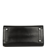 Pre-owned Hermes Birkin Sellier 25 Black Box Palladium Hardware - Thumbnail View 6