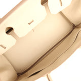 Hermes Birkin 30 Craie Epsom Palladium Hardware - Thumbnail View 8