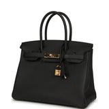 Pre-owned Hermes Birkin 30 Black Togo Gold Hardware - Thumbnail View 5