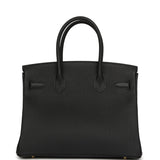 Pre-owned Hermes Birkin 30 Black Togo Gold Hardware - Thumbnail View 4