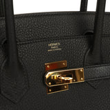 Pre-owned Hermes Birkin 30 Black Togo Gold Hardware - Thumbnail View 7