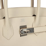 Hermes Birkin 30 Craie Togo Palladium Hardware - Thumbnail View 7
