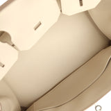 Hermes Birkin 30 Craie Togo Palladium Hardware - Thumbnail View 8