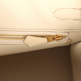Pre-owned Hermes Birkin 30 Beton Ostrich Gold Hardware - Thumbnail View 9