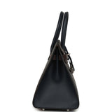 Hermes Casaque Birkin Sellier 30 Rouge Sellier and Bleu Indigo Epsom Palladium Hardware - Thumbnail View 3