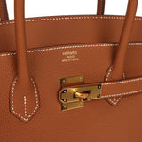 Hermes Birkin 35 Gold Togo Gold Hardware - Thumbnail View 7