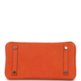 Hermes Birkin 25 Tangerine Ostrich Palladium Hardware - Thumbnail View 6