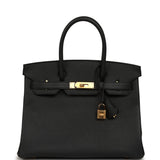 Hermes Birkin 30 Black Epsom Gold Hardware Payment 2 for JJ only - Thumbnail View 1
