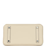 Hermes Birkin 25 Nata Swift Palladium Hardware - Thumbnail View 6