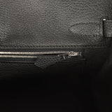 Hermes Birkin 30 Black Togo Palladium Hardware - Thumbnail View 9
