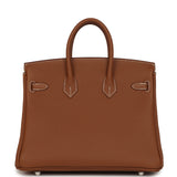 Hermes Birkin 25 Gold Togo Palladium Hardware - Thumbnail View 4