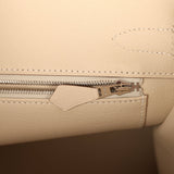 Hermes Birkin 30 Craie Togo Palladium Hardware - Thumbnail View 9