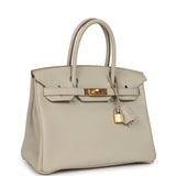 Hermes Birkin 30 Beton Togo Gold Hardware - Thumbnail View 2
