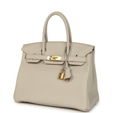 Hermes Birkin 30 Beton Togo Gold Hardware - Thumbnail View 5