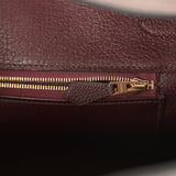 Pre-owned Hermes Birkin 35 Rouge Sellier Togo Gold Hardware - Thumbnail View 9