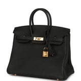 Hermes Birkin 25 Black Togo Gold Hardware - Thumbnail View 5