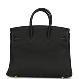 Hermes Birkin 25 Black Togo Gold Hardware - Thumbnail View 4