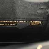 Hermes Birkin 25 Black Togo Gold Hardware - Thumbnail View 9