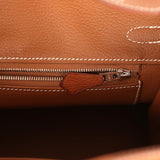 Hermes Birkin 25 Fauve Barenia Faubourg Palladium Hardware - Thumbnail View 9