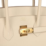 Hermes Birkin 35 Craie Togo Gold Hardware - Thumbnail View 7
