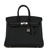 Hermes Birkin 25 Black Togo Palladium Hardware - Thumbnail View 1