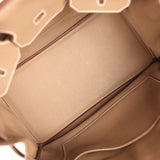 Pre-owned Hermes Birkin 35 Etoupe Togo Palladium Hardware - Thumbnail View 8