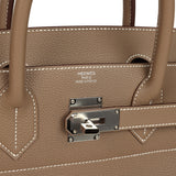 Hermes HAC Birkin 40 Etoupe Togo Palladium Hardware - Thumbnail View 7