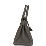 Hermes Birkin 30 Etain Togo Palladium Hardware - Thumbnail View 3