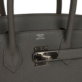 Hermes Birkin 30 Etain Togo Palladium Hardware - Thumbnail View 7