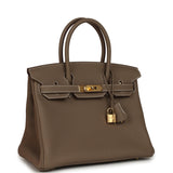 Hermes Birkin 30 Etoupe Togo Gold Hardware - Thumbnail View 2